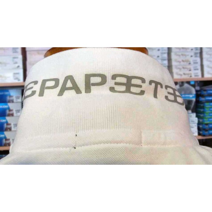 Polo uomo Papeete con logo stampato frontale e sul retro colletto