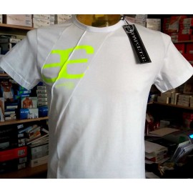 T-shirt uomo Papeete manica corta a girocollo in cotone con stampa logo fluo 2