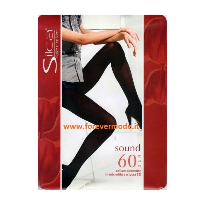 Collant donna Silca Sound 60 coprente in morbida microfibra
