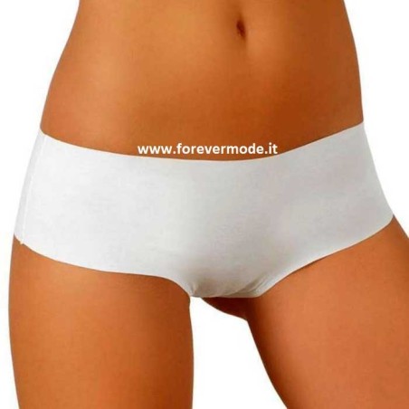 3 Slip da donna Jadea in cotone con sgambature taglio laser invisibili