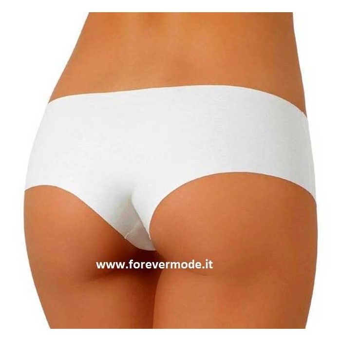 3 Slip da donna Jadea in cotone con sgambature taglio laser invisibili