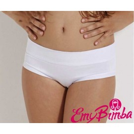 6 Slip culotte da bambina Emy in cotone con bordo ampio comfort