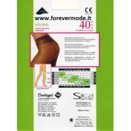 Collant donna Silca Vivien 40 in lycra 3D tutto nudo 2
