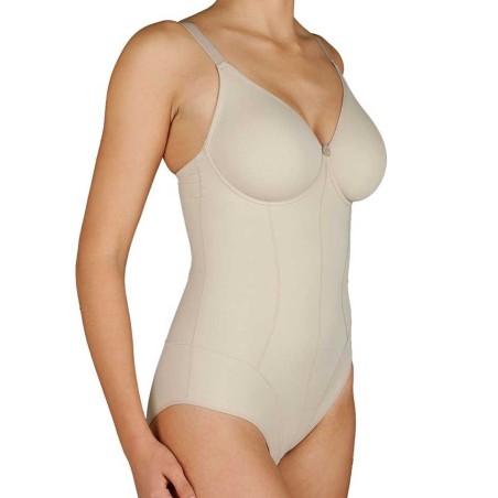 Body donna Selene modellante con ferretto non imbottito in microfibra