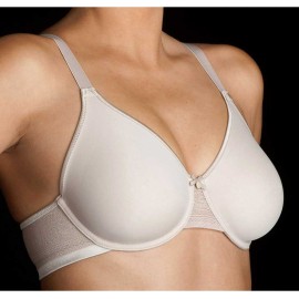Reggiseno donna Selene con ferretto non imbottito in microfibra e pizzo