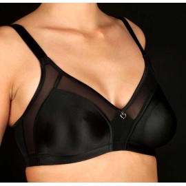 Reggiseno donna Selene senza ferretto con doppio strato in microfibra e tulle 2