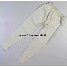 Mutanda uomo Mapom o Trevi gamba lunga in lana e cotone con apertura