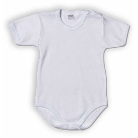 3 Body neonato bambino Ellepi manica corta aperto in spalla in cotone felpato invernale