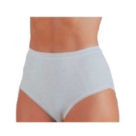 6 Slip culotte donna Lajole alte in cotone operato comfort a costina