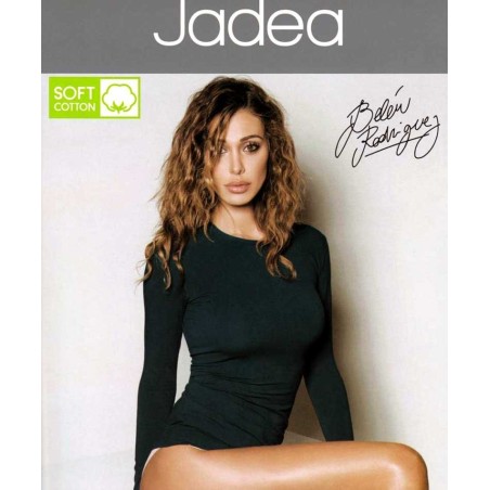 Maglia donna Jadea manica lunga a girocollo in caldo cotone felpato