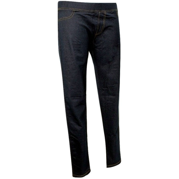 Leggings donna Meritex jeans in cotone confortevole con tasche dietro