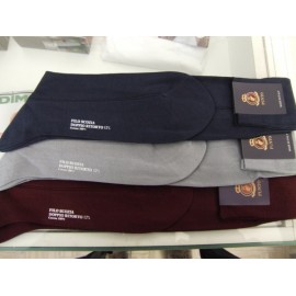 3 Paia di Calze uomo Punto Eminence corte in filo di scozia, taglio elegante