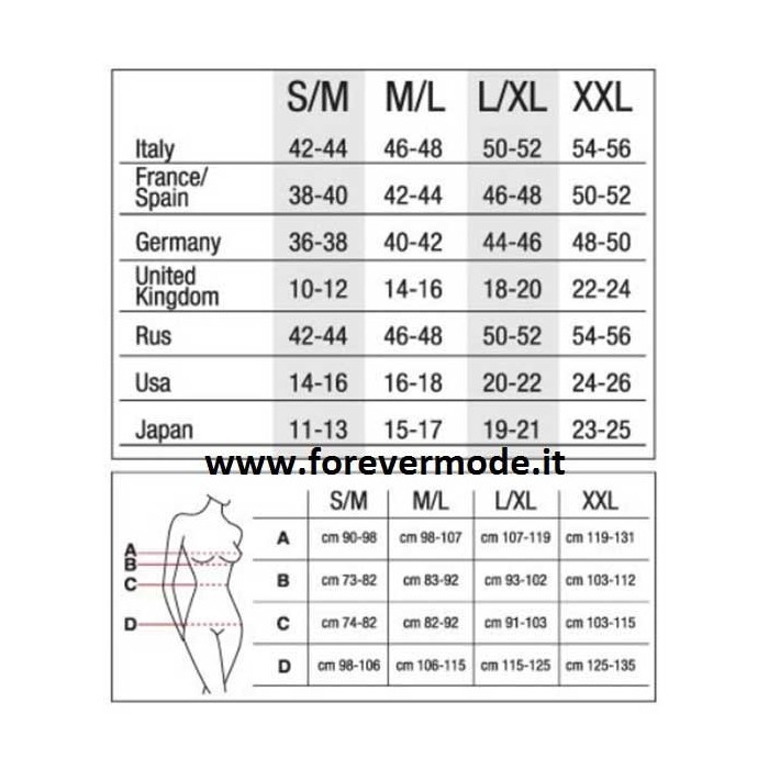 Guaina donna Intimidea invisibile con gamba Body effect meno 1 taglia
