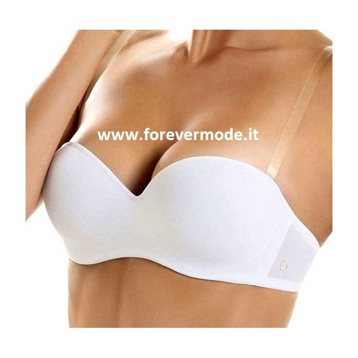 Reggiseno donna SieLei a fascia con ferretto e coppe imbottite