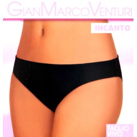 Slip donna Gian Marco Venturi in microfibra con sgambature a taglio laser