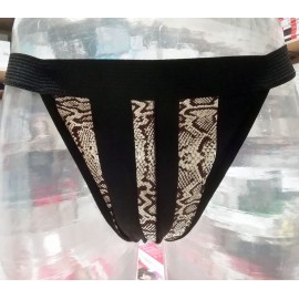 Slip uomo Axiom a perizoma con Pitonato frontale e cotone con elastico esterno