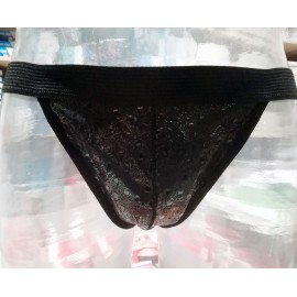 Slip uomo Axiom a perizoma con Lurex frontale e cotone con elastico esterno