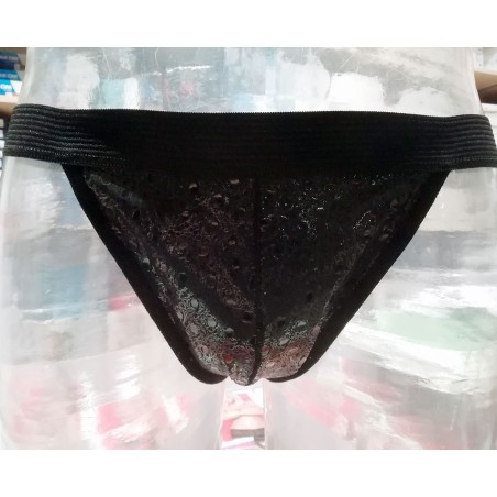 Slip uomo Axiom a perizoma con Lurex frontale e cotone con elastico esterno