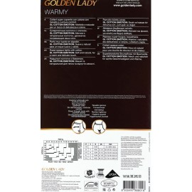 Collant donna Golden Lady Warmy super coprente con cotone e lycra 2