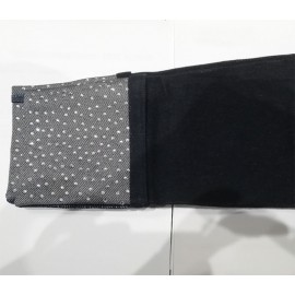 Leggings donna Matignon con cotone, tasche sul retro e strass 2