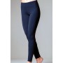 Leggings donna Jadea lungo in leggero cotone elasticizzato liscio estivo
