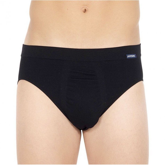 Slip uomo Pompea in microfibra a coste anatomica senza cuciture