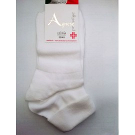 12 Paia di Calze donna Agnese corte in cotone senza elastico Sanitarie