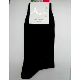 6 Paia di Calze da uomo Agnese corte in fresco filo di scozia comfort