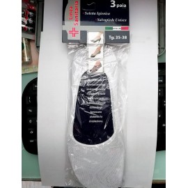 3 Paia di Calze unisex Dac salva piede soletta in cotone Sanitario