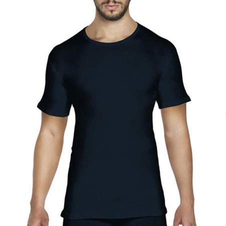 3 T-shirt uomo Pierre Cardin manica corta a girocollo in caldo cotone felpato soft