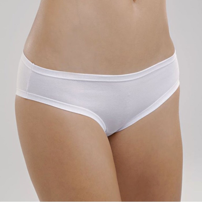 6 Slip donna Spiman midi in morbido cotone modal elasticizzato vita bassa