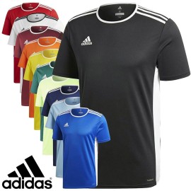 Adidas T-shirt uomo Entrada 18 Climalite manica corta girocollo Top Calcio