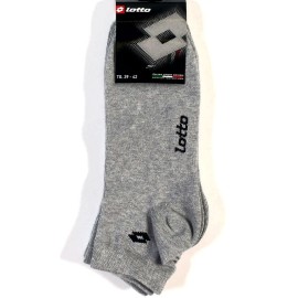 3 Paia Calze uomo Lotto calzini corti in cotone elasticizzato con logo 2
