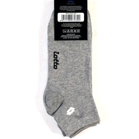 3 Paia Calze uomo Lotto calzini corti in cotone elasticizzato con logo
