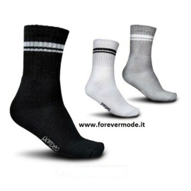 3 Paia Calze donna Pompea corte in morbida spugna, tallone alto