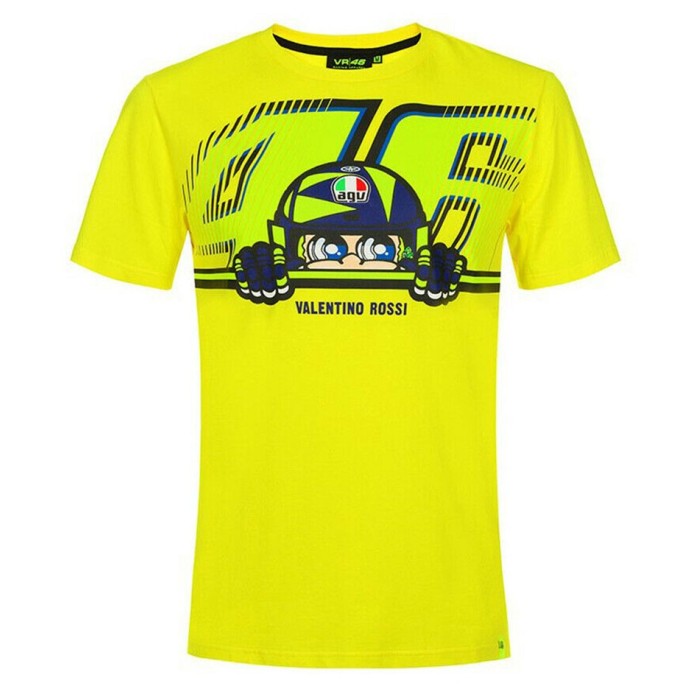 VR46 Valentino Rossi T-shirt manica corta 46 Cupolino da uomo