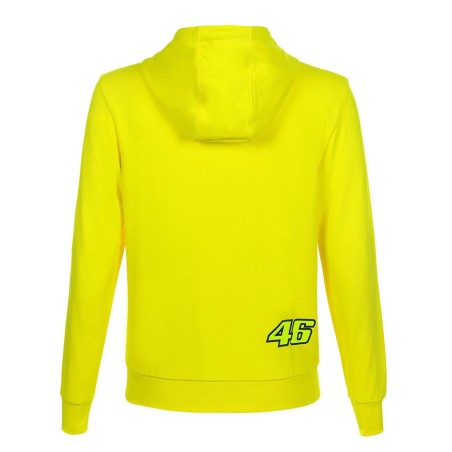 Felpa uomo VR46 Valentino Rossi The Doctor colour, tasche e cappuccio