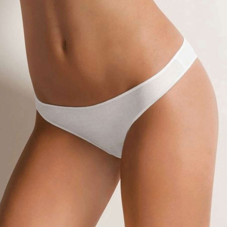 6 Slip brasiliana donna Cotonella vita bassa in cotone elasticizzato con elastici sottili