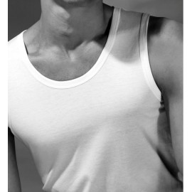 2 Canottiere da uomo Ragno a spalla larga in jersey di puro cotone