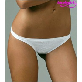 3 Tanga donna Emy no perizoma cotone operato elastici antisegno