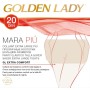 14 Collant donna Golden Lady Mara 20 XXL calibrate Extra Large in filanca