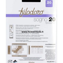 3 Collant donna Filodoro Sogno20 riposante compressione graduata 2