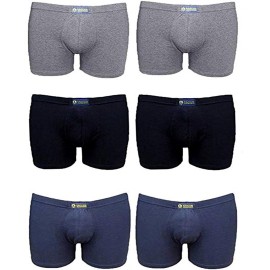 3 Boxer uomo Navigare in cotone bi-elastico con elastico interno