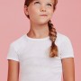 3 T-shirt bambina Ellepi a manica corta a girocollo in jersey di puro cotone