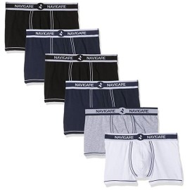 3 Boxer uomo Navigare cotone elasticizzato con logo e bande