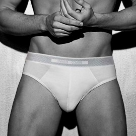 6 Slip uomo Coveri in cotone elasticizzato con elastico esterno loggato