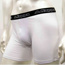 6 Boxer uomo Kappa in cotone elasticizzato con elastico esterno loggato 2
