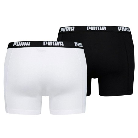2 Boxer uomo Puma in cotone elasticizzato con elastico esterno loggato