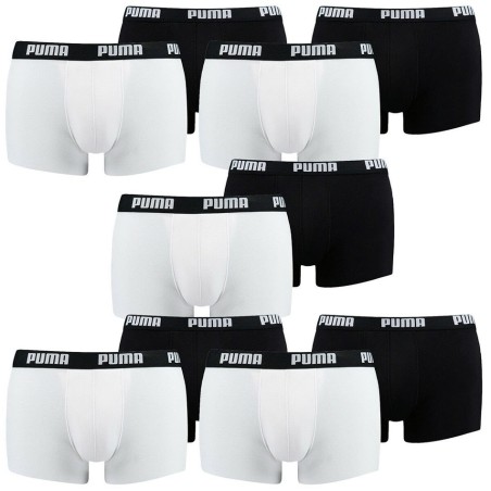 2 Boxer uomo Puma in cotone elasticizzato con elastico esterno loggato