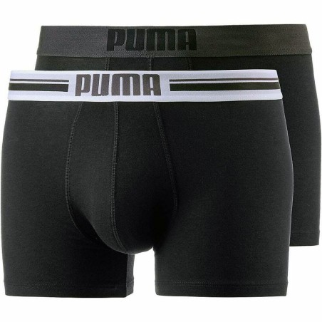 2 Boxer uomo Puma in cotone elasticizzato con elastico esterno loggato